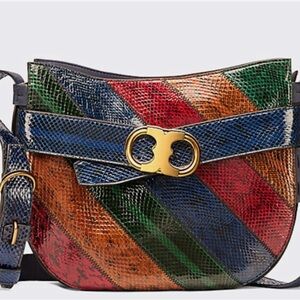 Tory Burch Multicolor Striped Crossbody Bag
